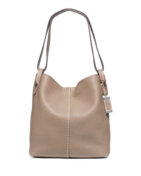 Michael Kors Rogers Large Slouchy Hobo Bag, Dark Taupe, 